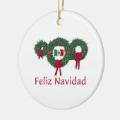 Kerstmis 2 keramisch ornament (Links)