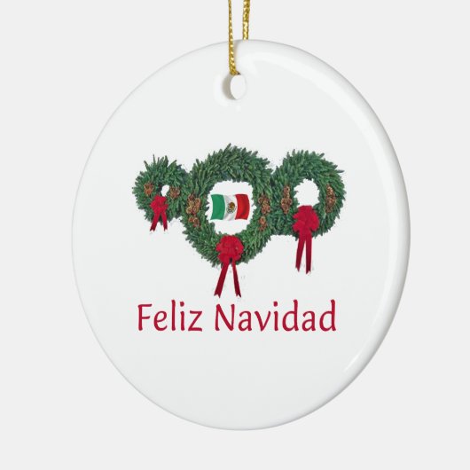 Kerstmis 2 keramisch ornament (Links)