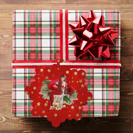 Kerstmis 2 ornament kaart