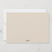 Kerstmis 2 Sneeuwband voor script Feestdagenkaart (Achterkant)