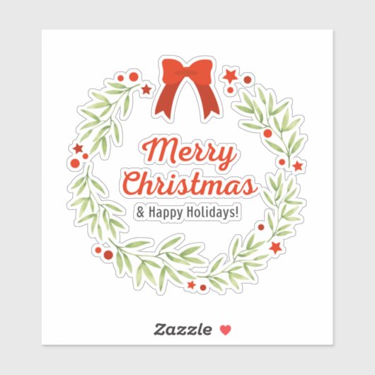 Kerstmis 2 sticker (Vel)