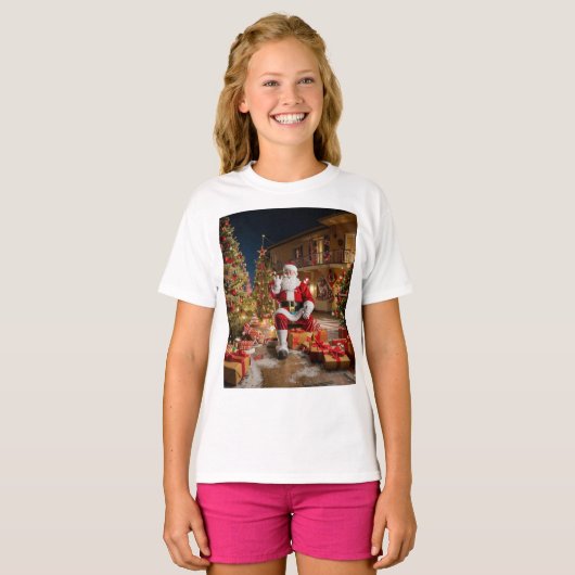 Kerstmis 2. t-shirt (Voorkant volledig)