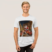 Kerstmis 2. Tri-Blend shirt (Voorkant volledig)