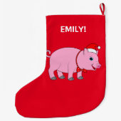 Kerstmis 2-zijdig grote kerstsok (Achterkant)