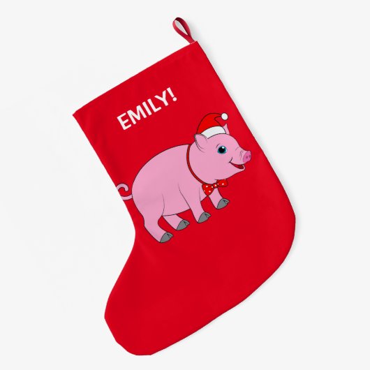 Kerstmis  2-zijdig grote kerstsok (Achterkant (Hangend))