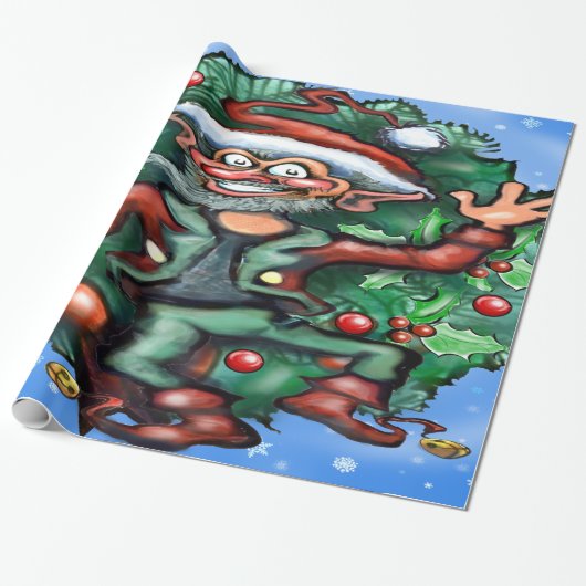 Kerstmis, 2x3' 60# Wanddecoratie Cadeaupapier (Uitgerold)