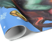 Kerstmis, 2x3' 60# Wanddecoratie Cadeaupapier (Rol Hoek)