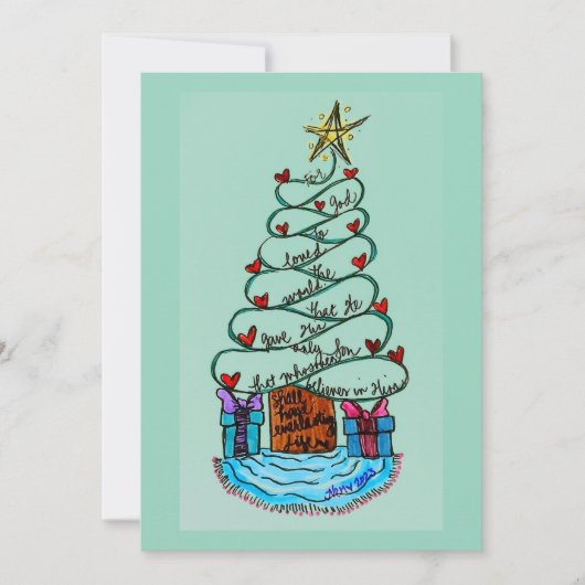 Kerstmis 316 feestdagenkaart (Voorkant)