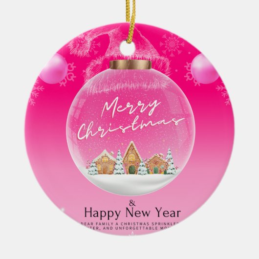 Kerstmis 39 keramisch ornament (Voorkant)