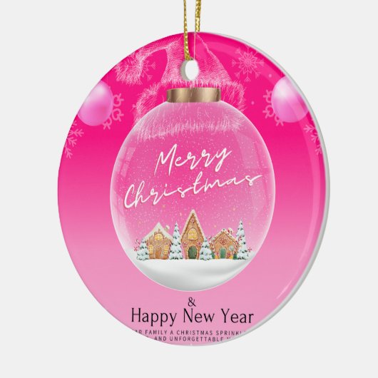 Kerstmis 39 keramisch ornament (Links)