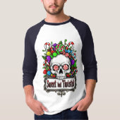 Kerstmis 3/4 Mouwen Raglan T-Shirt (Voorkant)