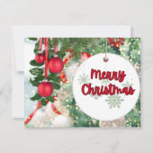 Kerstmis 3 feestdagenkaart (Voorkant)