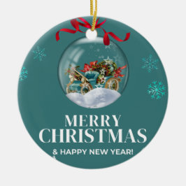 Kerstmis 3 keramisch ornament