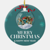 Kerstmis 3 keramisch ornament (Achterkant)
