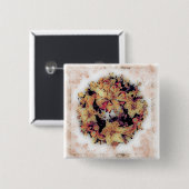 Kerstmis #3 vierkante button 5,1 cm (Voorkant /achterkant)