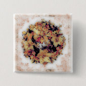 Kerstmis #3 vierkante button 5,1 cm (Voorkant)