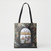 Kerstmis 3 waterverf botanische flora tote bag (Voorkant)