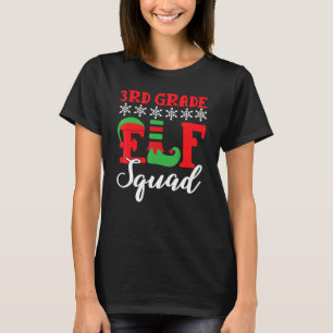 Kerstmis, 3e graad ELF Squad Xmas, overeenkomend m T-shirt
