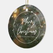 Kerstmis 4 keramisch ornament (Links)