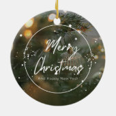 Kerstmis 4 keramisch ornament (Achterkant)