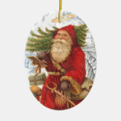 Kerstmis 4 Saint Nicholas Keramisch Ornament (Voorkant)