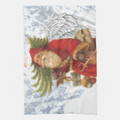 Kerstmis 4 Saint Nicholas Theedoek (Verticaal)