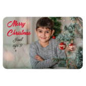 Kerstmis - 4 x 6 op maat gemaakte foto-spoeling magneet (Horizontaal)