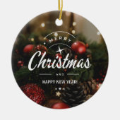 Kerstmis 5 keramisch ornament (Voorkant)