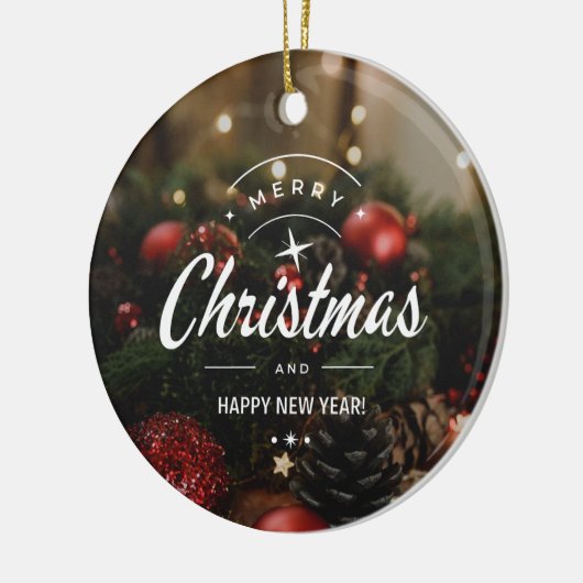 Kerstmis 5 keramisch ornament (Links)