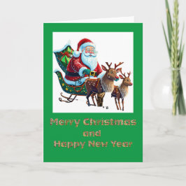 Kerstmis, 5"x 7"Gevouwen Kerstmis Kaart