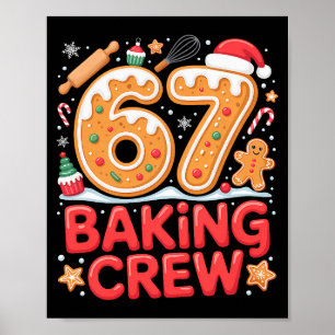 Kerstmis 67 Bakploeg Grappige Meme Peperkoek Poster