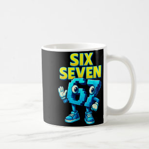 Kerstmis 67 Meme-ontwerp Grappige Zes Zeven Handen Koffiemok