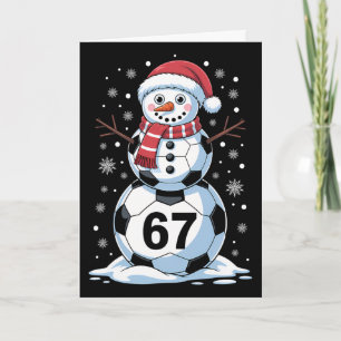 Kerstmis 67 Meme Voetbal Sneeuwman Boom Grappig Ke Kaart