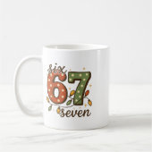 Kerstmis 67 Meme Zes Zeven 6-7 Grappige Internetgr Koffiemok (Links)