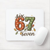 Kerstmis 67 Meme Zes Zeven 6-7 Grappige Internetgr Muismat (Met muis)