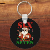 Kerstmis 67 Six Seven Grappige Gen Z Alpha Slaang Sleutelhanger (Voorkant)