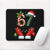Kerstmis 67 Six Seven Meme Pyjama Feestdagen Gen A Muismat (Met muis)