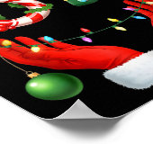Kerstmis 67 Six Seven Meme Pyjama Kerst Gen Al Poster (Hoek)