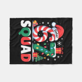 Kerstmis 67 Squad Zus 6-7 Grappige Matching Snoep Fleece Deken (Voorkant (Horizontaal))