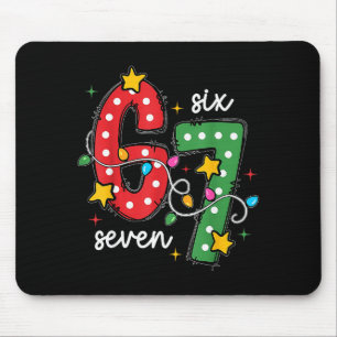 Kerstmis 6 7 Zes Zeven Grappige Spreuk Meme Grap X Muismat