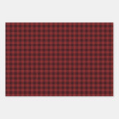 Kerstmis 6 Foto Monogram VREDE LIEFDE VREUGDE Rood Inpakpapier Vel (Voorkant 2)