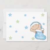 Kerstmis 7 x 5 inch blauwHartelijk dank, 2 zijkant Kaart (Voorkant)