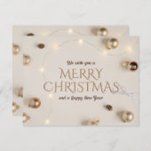 Kerstmis 8 feestdagenkaart (Voorkant / Achterkant)