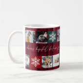 Kerstmis 8 foto's rooster beste oma rode vleid koffiemok (Links)