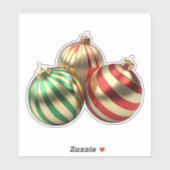 Kerstmis 8 sticker (Vel)