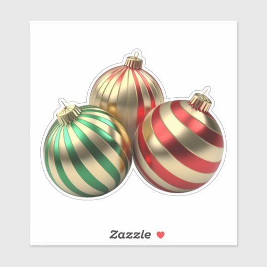 Kerstmis 8 sticker (Vel)