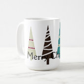 Kerstmis 9: Bomen met de Mok van de kerst (Voorkant links)