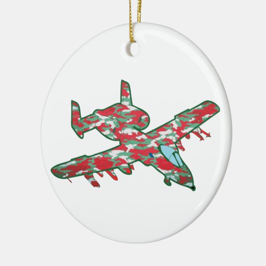 Kerstmis A-10 Warthog Keramisch Ornament (Links)