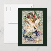 Kerstmis a Joyous Christmastide Feestdagenkaart (Voorkant / Achterkant)