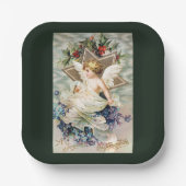 Kerstmis a Joyous Christmastide Papieren Bordje (Voorkant)